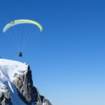 Tandem flight from Aiguille du midi
