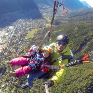 Gift voucher paragliding flight for children from Planpraz